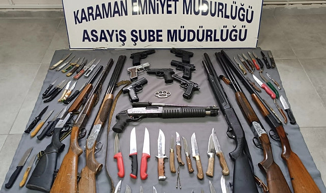 Karaman'da 'Mercek-9' Operasyonu